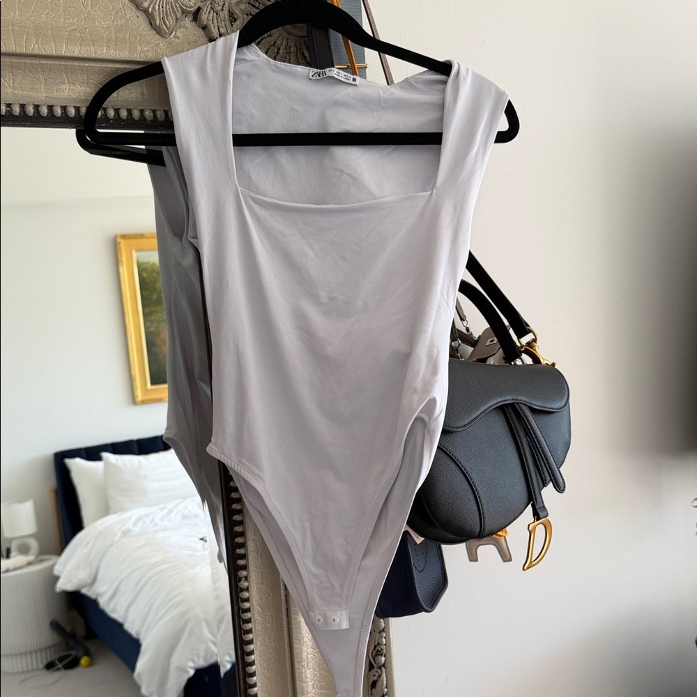 Zara Light Gray Women's Bodysuit